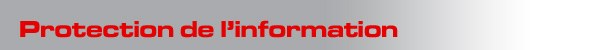 Protection de l�information